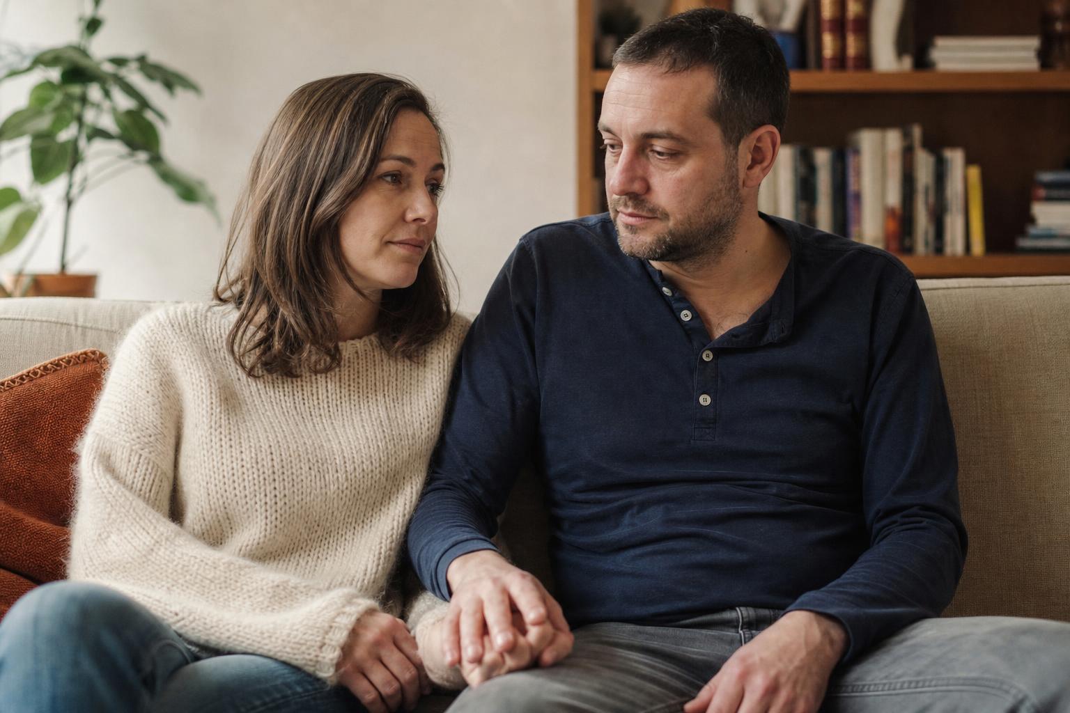 Pár csendes pillanata — pár- és családterápia biztonságos térben